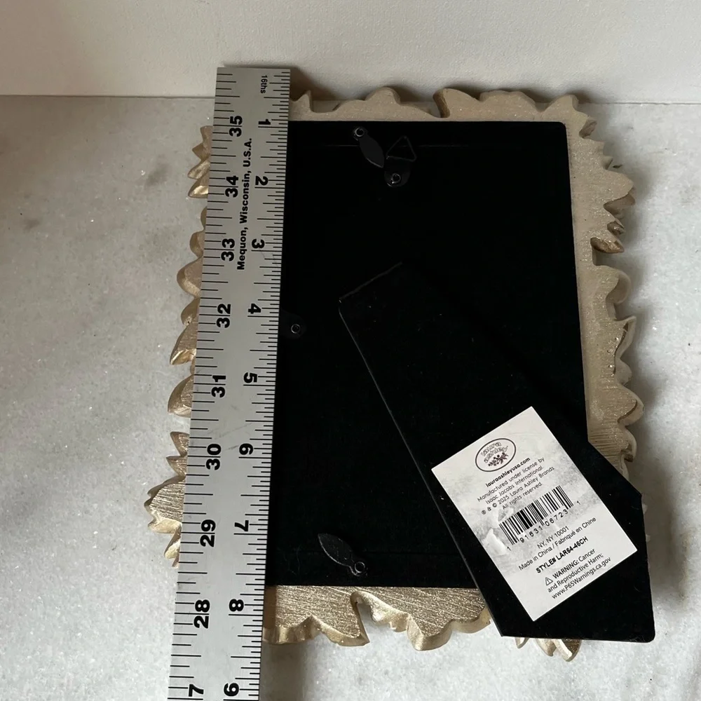Laura Ashley Gold Floral 3D frame Accent Frame